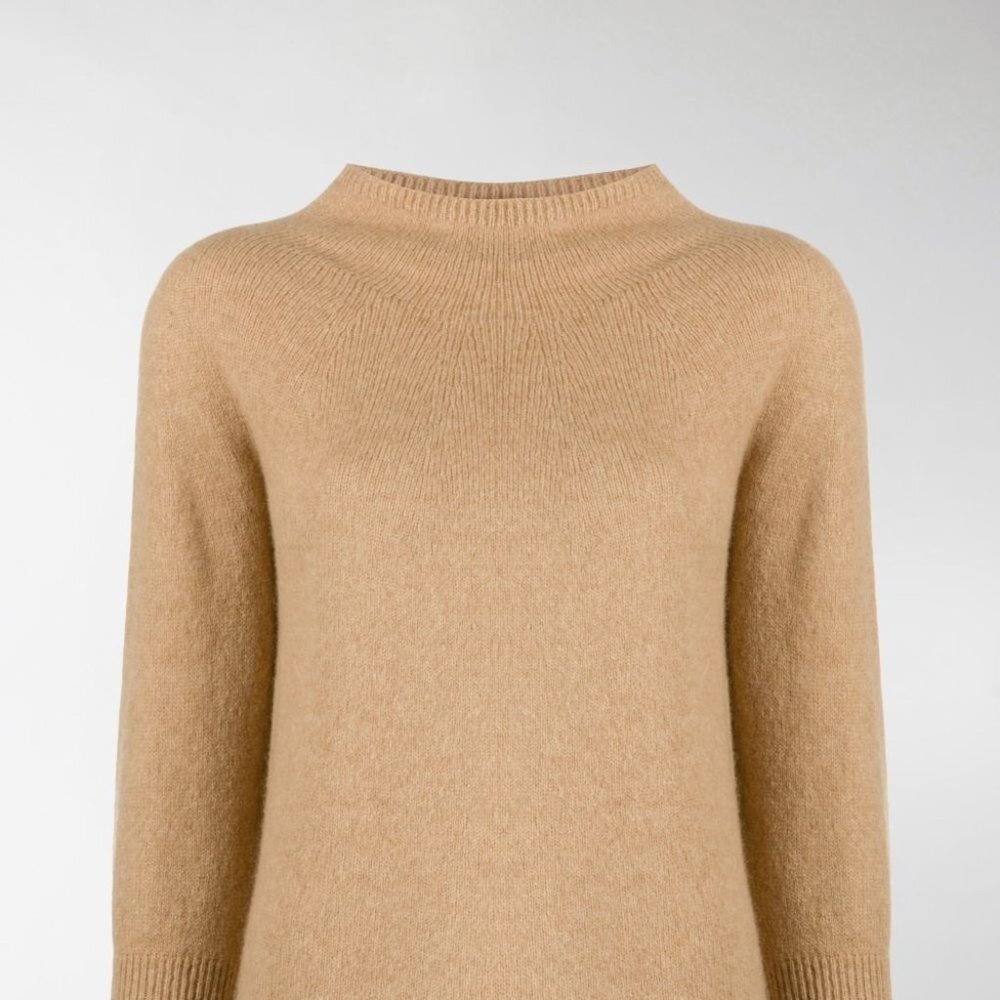 PLY CASHMERE Mock Neck Jumper